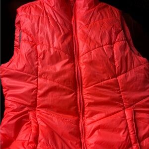 Aeropostale small orange puffer vest